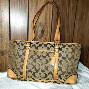 Coach Signature Handbag *VERY FIRM PRICE*